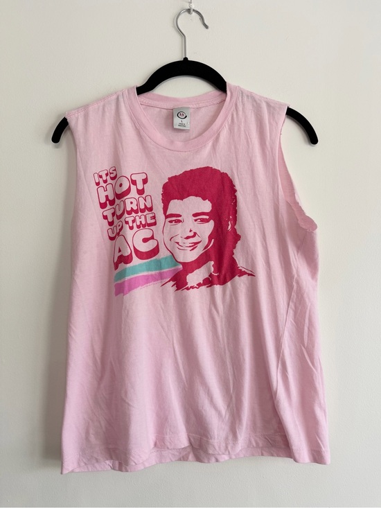 Tops - AC Slater It’s Hot Turn Up the AC Workout Tank
